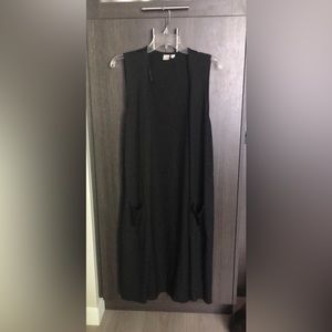 Long no sleeve cardigan